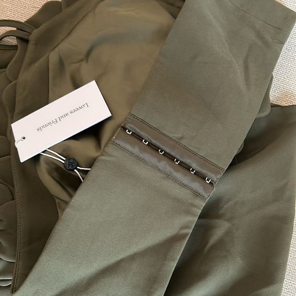✨ SALE✨ NWT Lovers + Friends Zora Crop Top & Skort Set - Olive Green - Picture 11 of 12